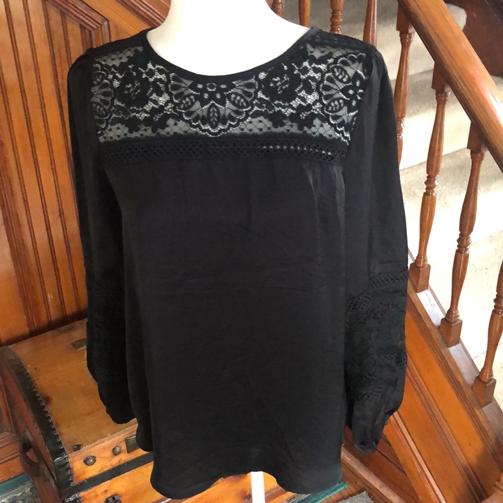 Jodifl Los Angeles Black with Lace Top Sz S